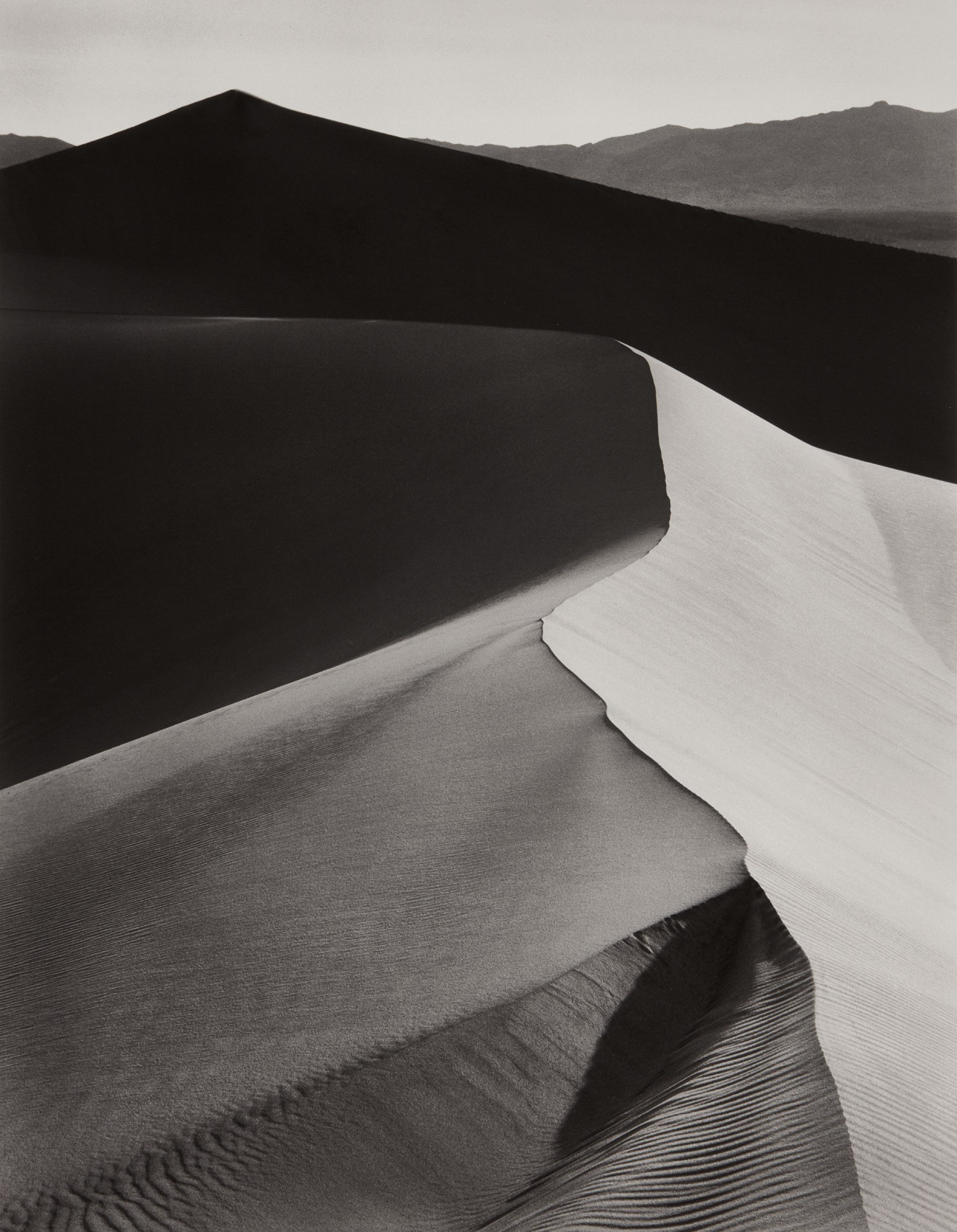 Ansel Adams — Sand Dunes, Sunrise, Death Valley National Monument, California