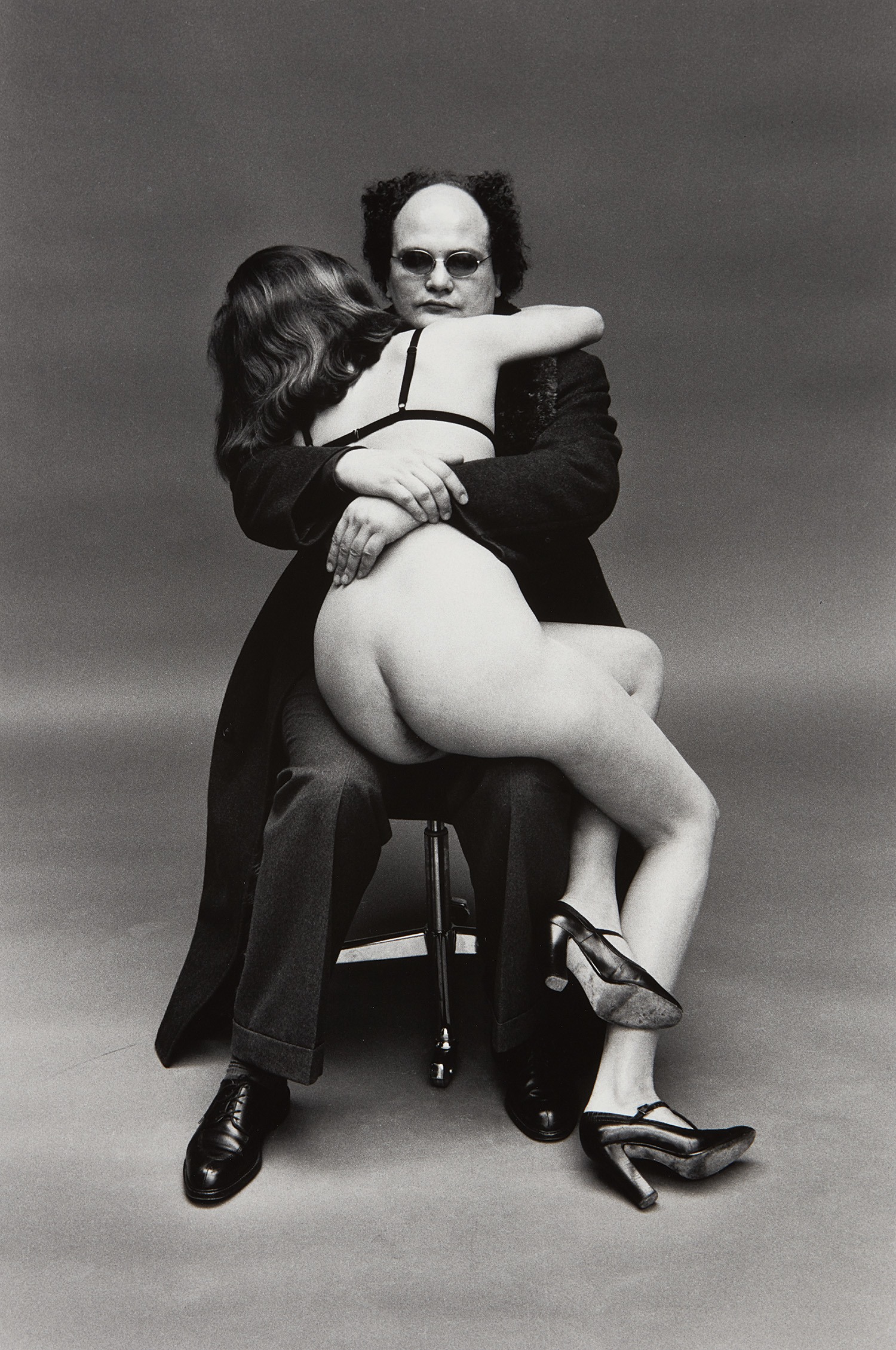 Helmut Newton — Xavier Moreau and friend, Paris