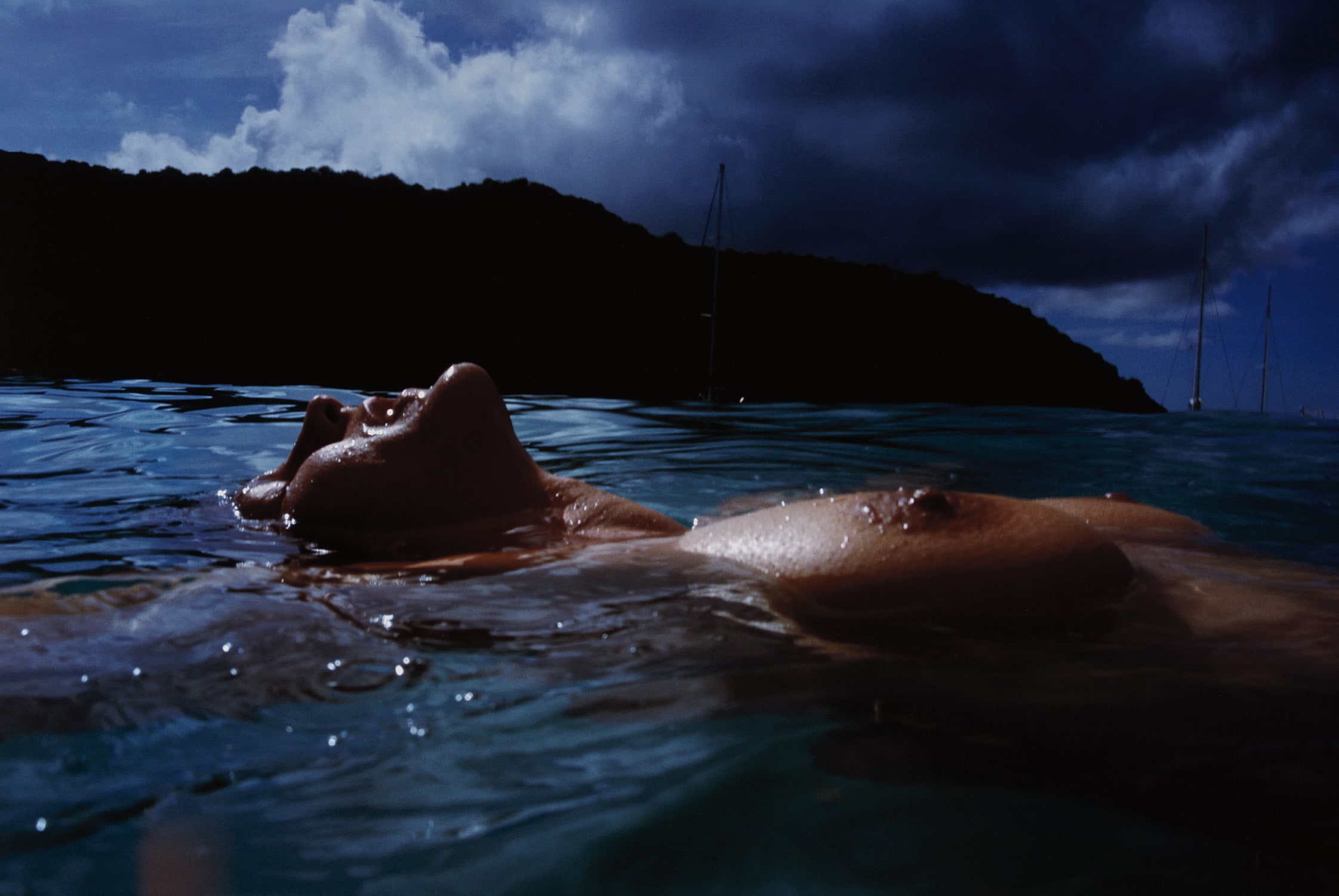 Nan Goldin — Valerie Floating in the Sea, Mayreaux