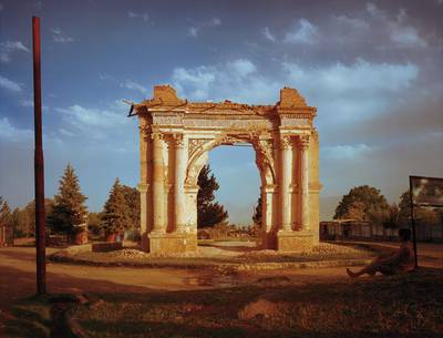 King Amanullah’s Victory Arch built to celebrate the 1919 Independence from the British. Paghman, Kabul Province