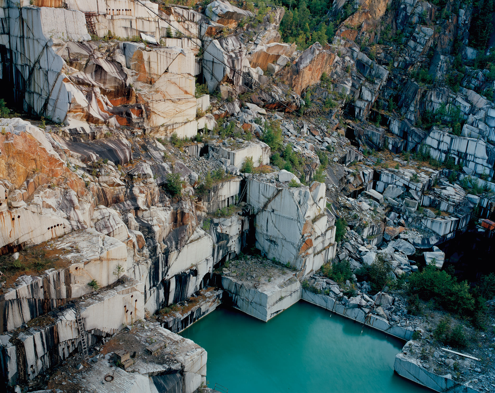 Edward Burtynsky — Rock of Ages #59, Abandoned Section, Adam Pirie Quarry, Barre, Vermont