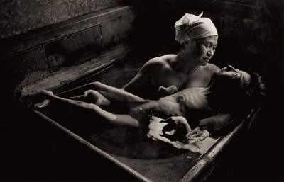 Tomoko Uemura Being Bathed by her Mother, Minamata