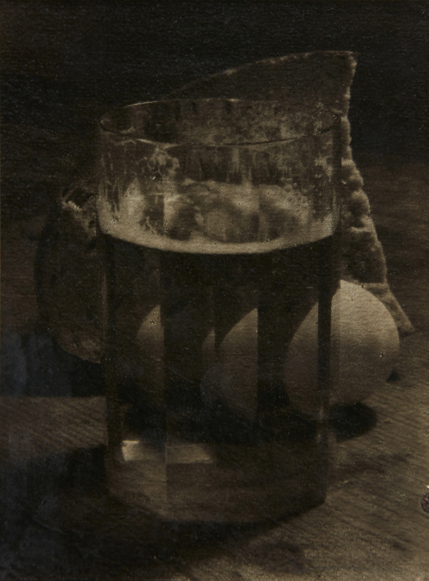 Still Life with Glass, Egg and Bread