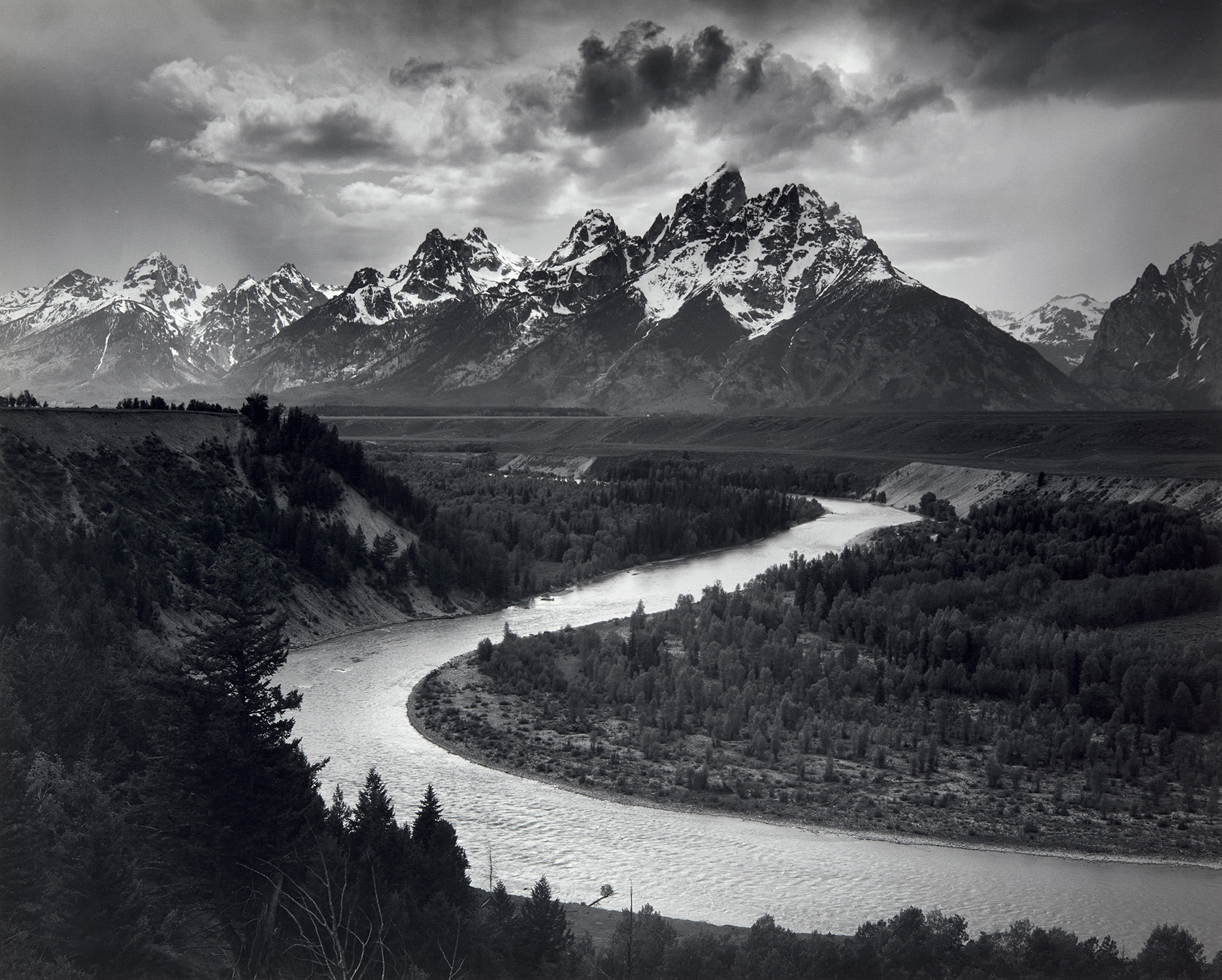 Ansel Adams — The Tetons and the Snake River, Grand Teton National Park, Wyoming