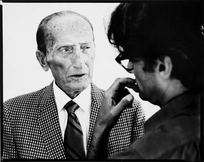 Jacob Israel Avedon and Richard Avedon, Sarasota, Florida, August 9, 1969