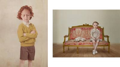 Boy in Yellow Pullover; The Waiting Girl