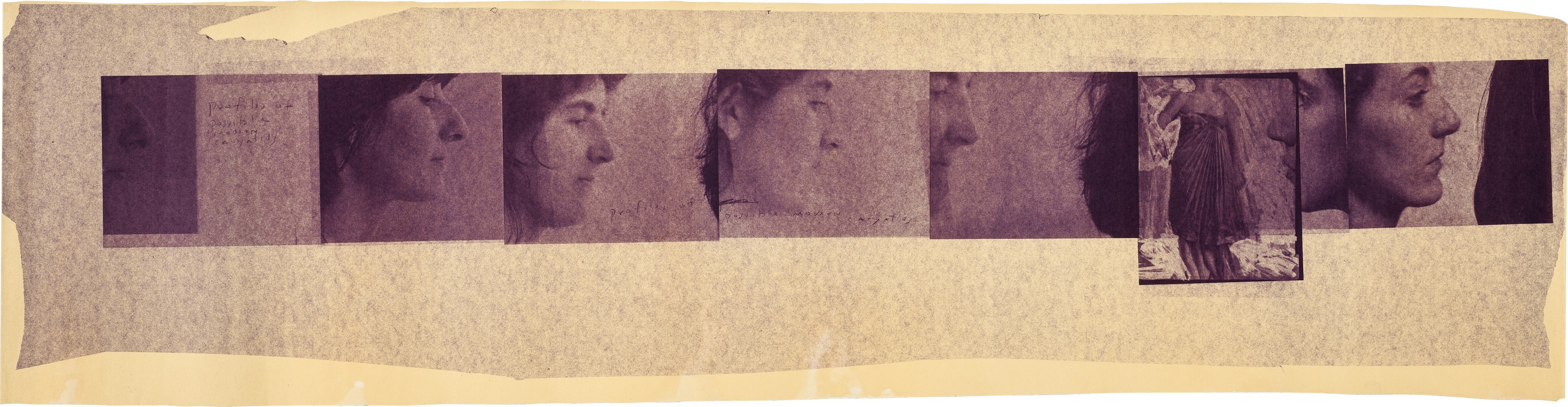 Francesca Woodman — Profiles of Possible Modern Caryatids (study for Blueprint for a Temple)
