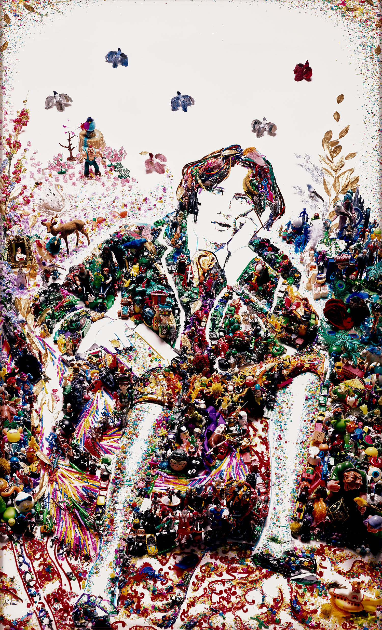 Vik Muniz — Oscar Wilde, after Napoleon Sarony from Rebus