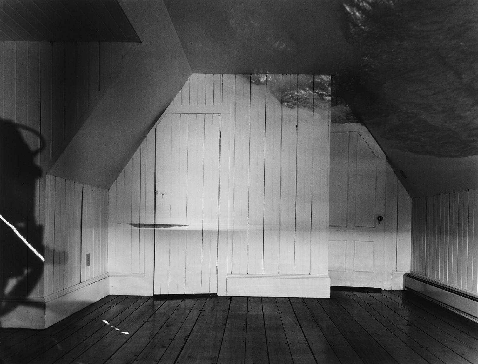 Camera Obscura Image of the Sea in Attic
