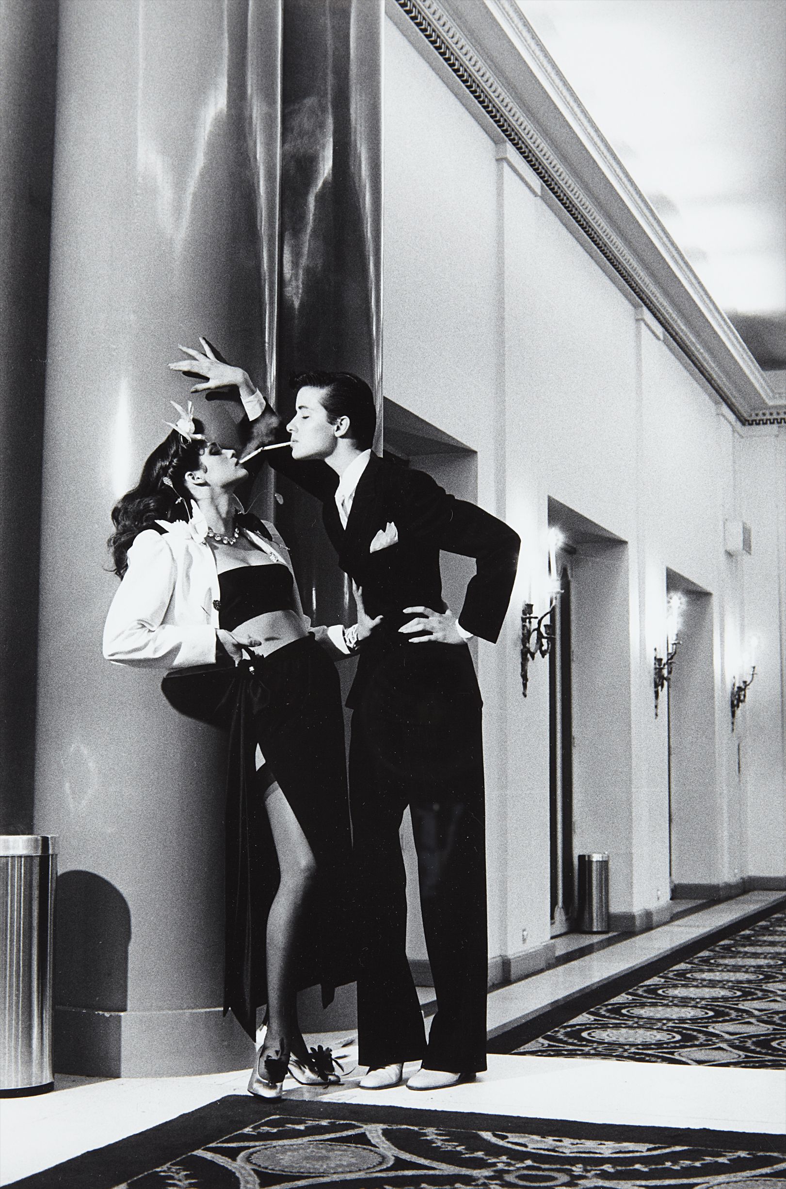 Helmut Newton — Woman into Man, Vogue, Paris