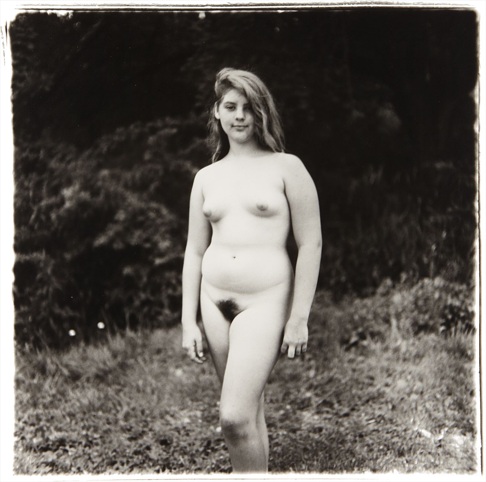 Diane Arbus — A Young Girl at a Nudist Camp, PA