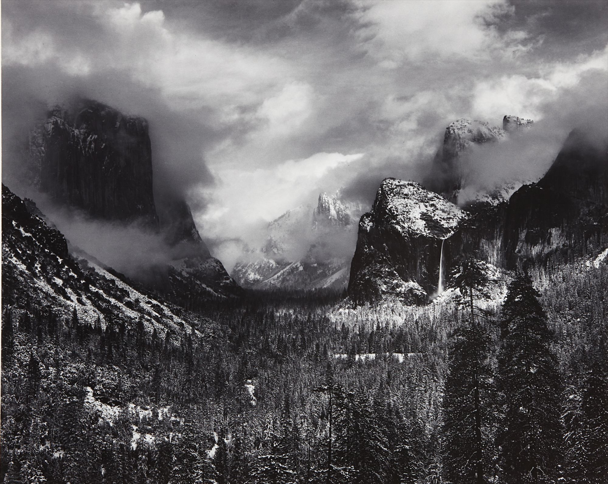 Ansel Adams — Clearing Winter Storm Yosemite National Park California