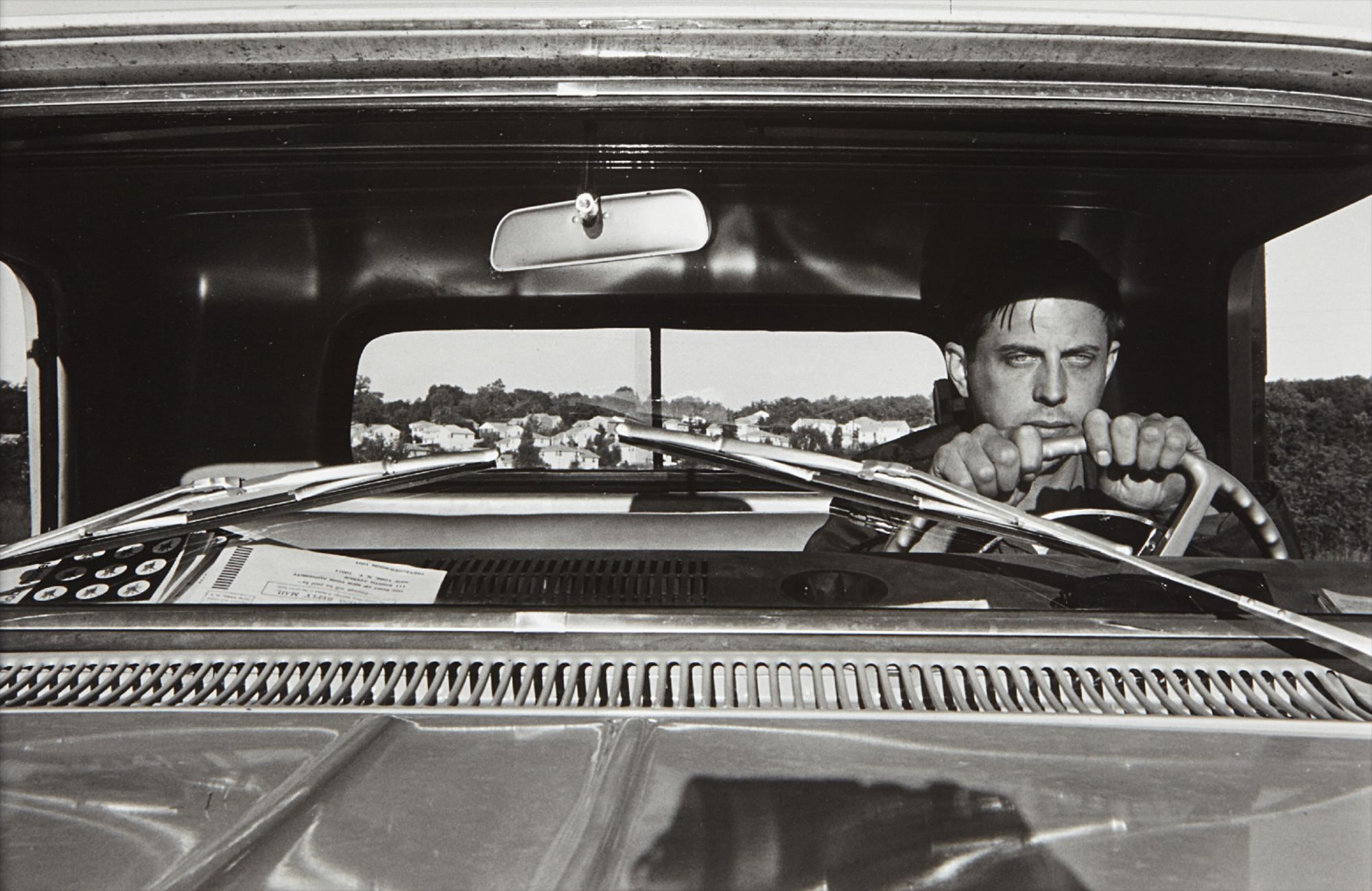 Lee Friedlander — Self-portrait- Haverstraw, New York