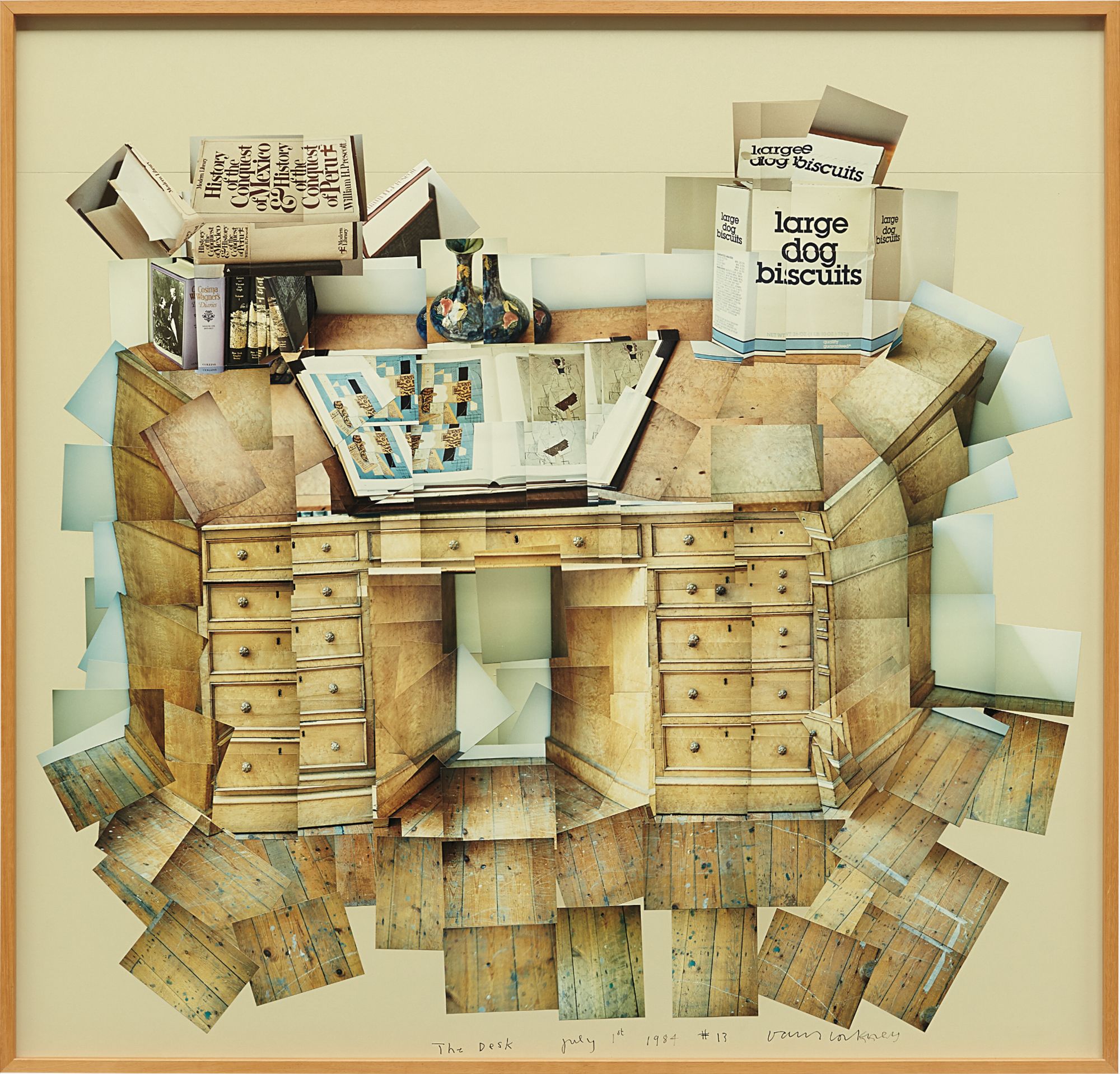 David Hockney — The Desk, July 1st