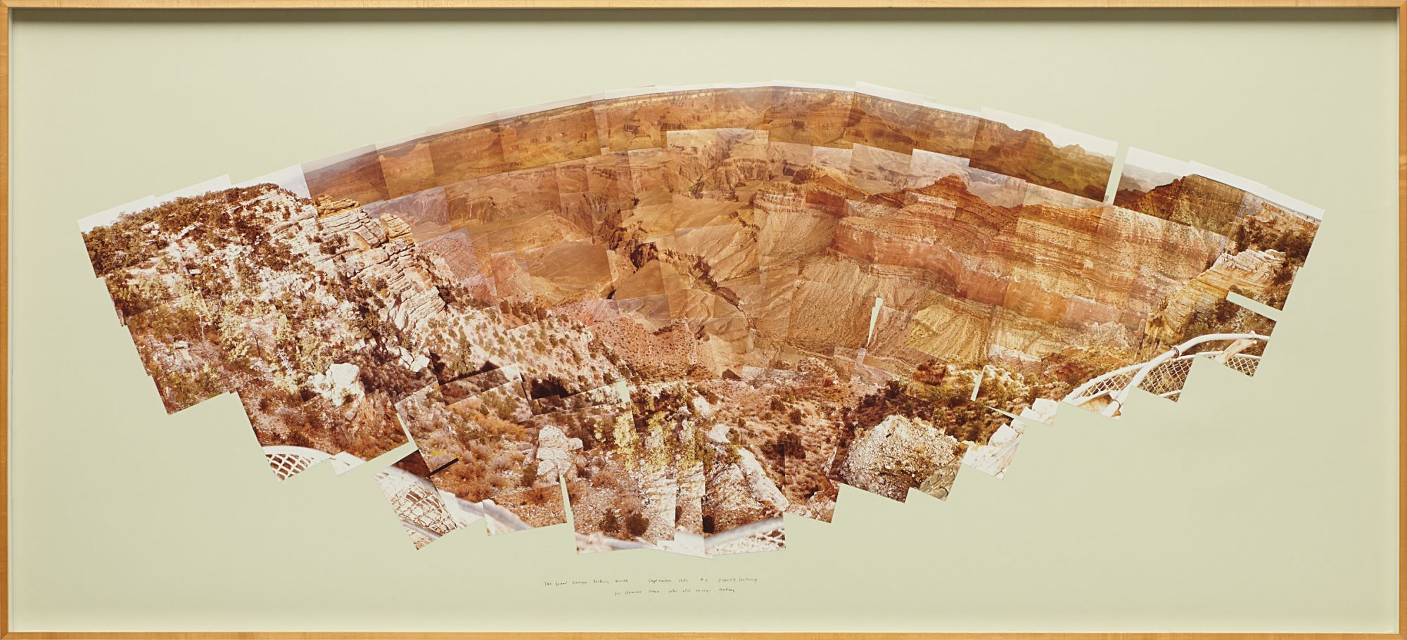 David Hockney — The Grand Canyon looking North, Arizona, September