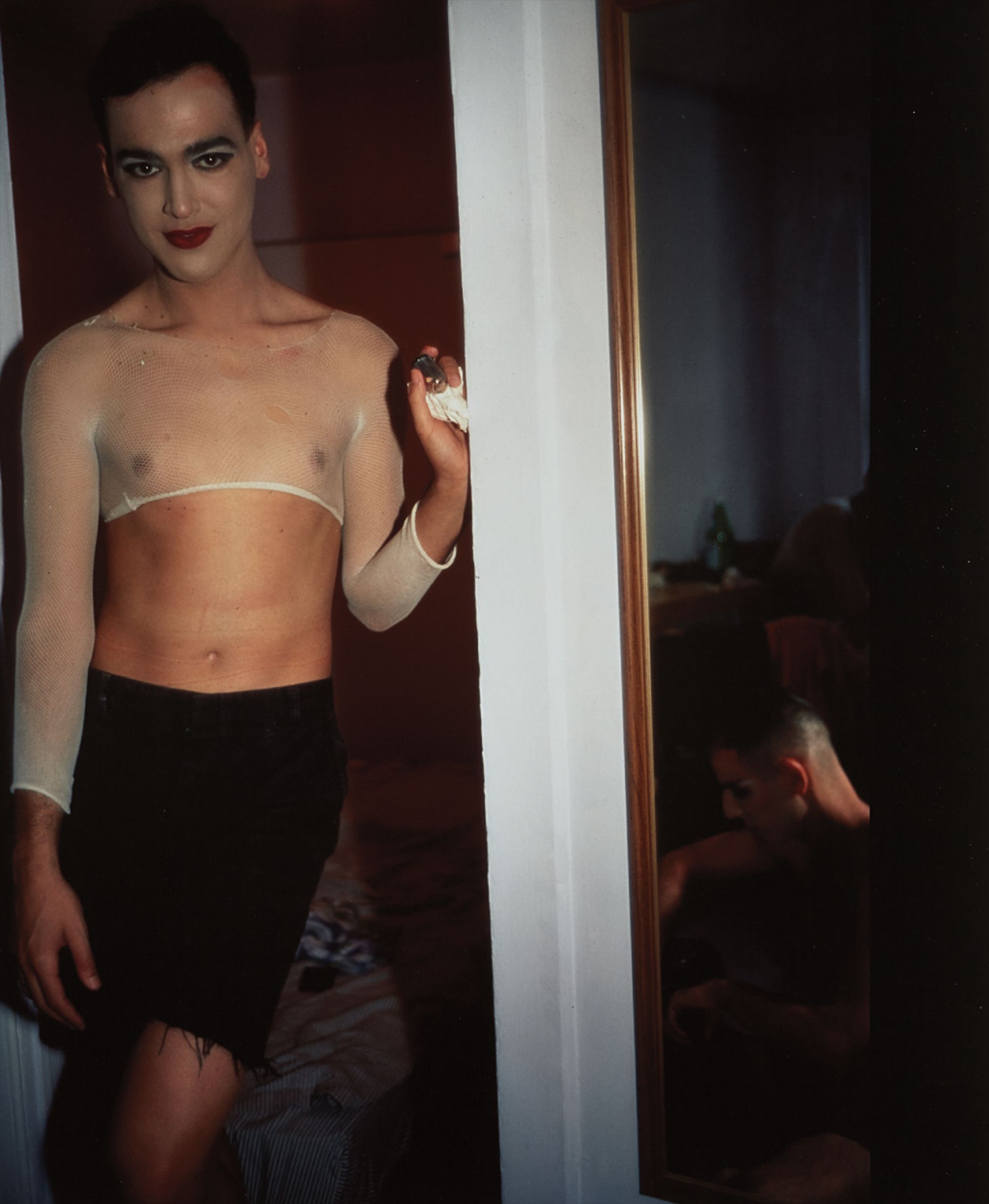 Nan Goldin — Jimmy Paulette undressing with Tabboo