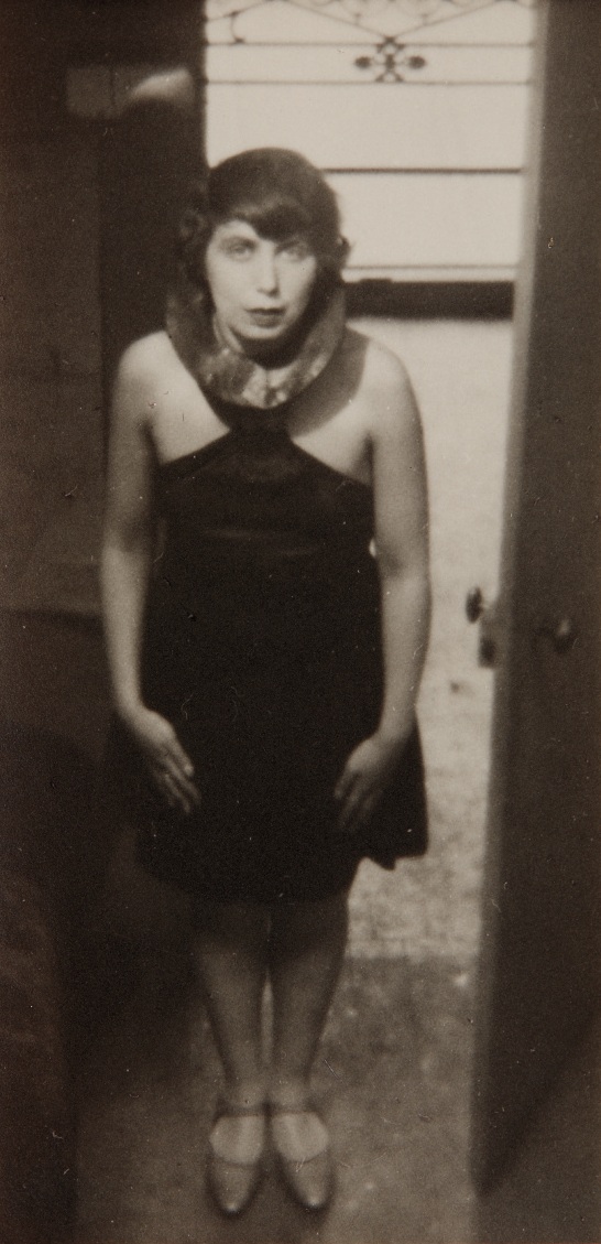André Kertész — Magda Förstner (Standing in the doorway of Etienne Béothy's studio)