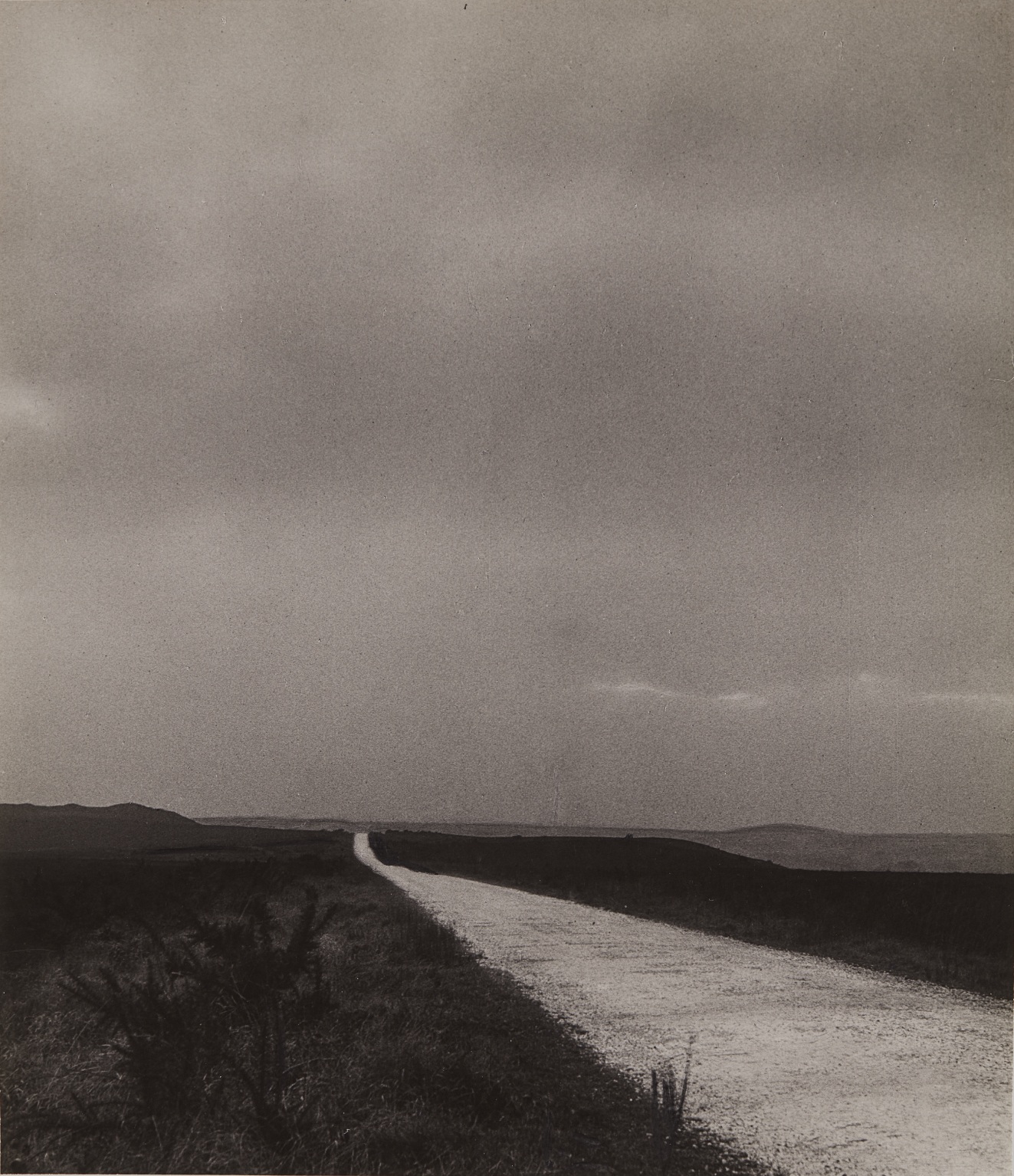 Bill Brandt — Hardy’s Wessex, The White Highway of Egdon Heath