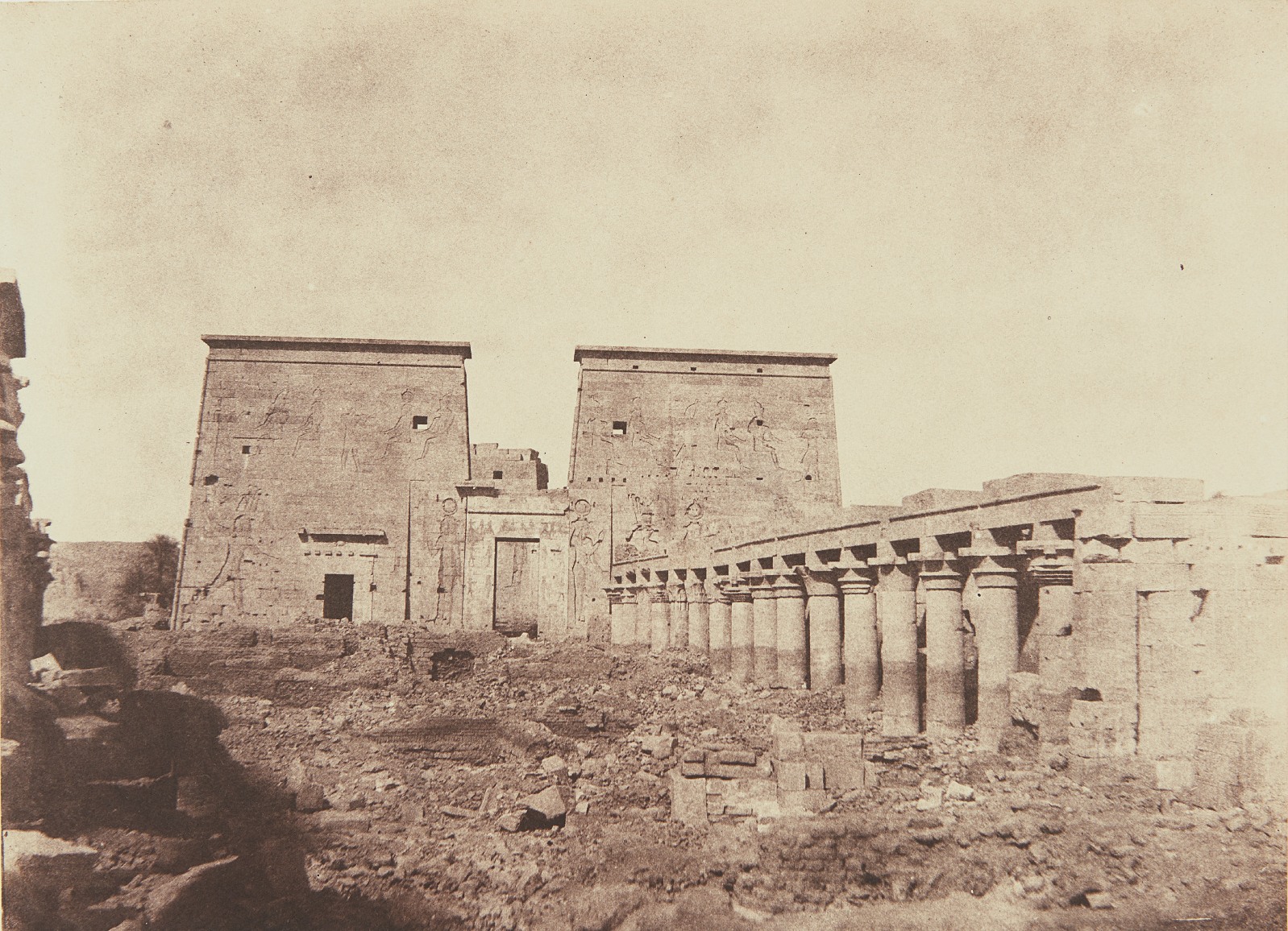 Island of Fila, Colonnades and First Pylon
