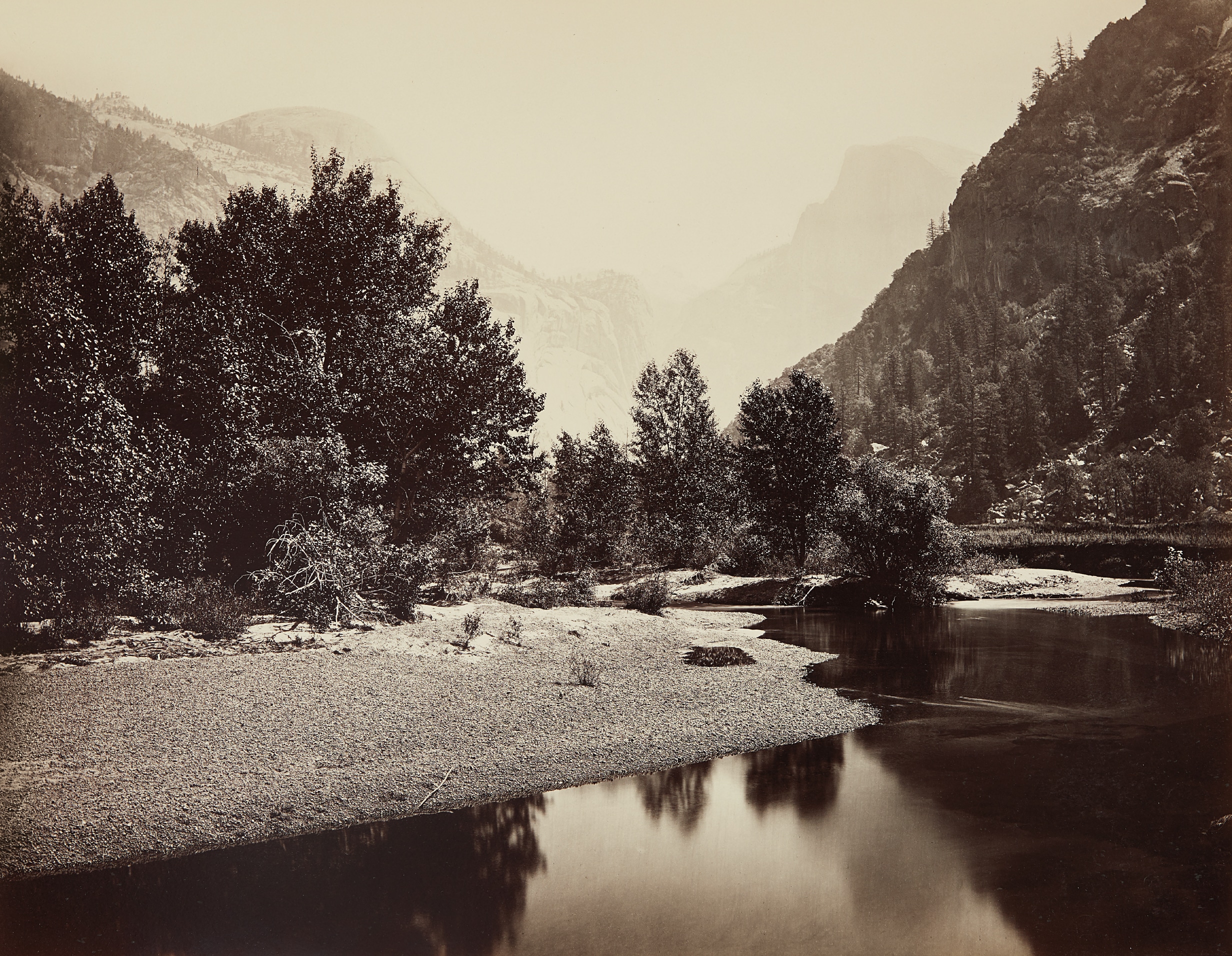 Carleton Watkins — The Domes, Yosemite