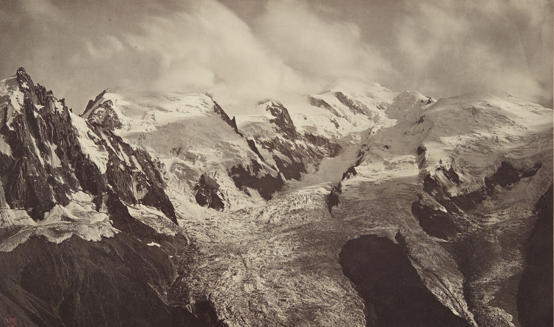 Unknown — Une Bourrasque sur le Mont-Blanc (A gust of wind on Mont Blanc)