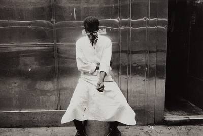 Man Outside Luncheonette, New York