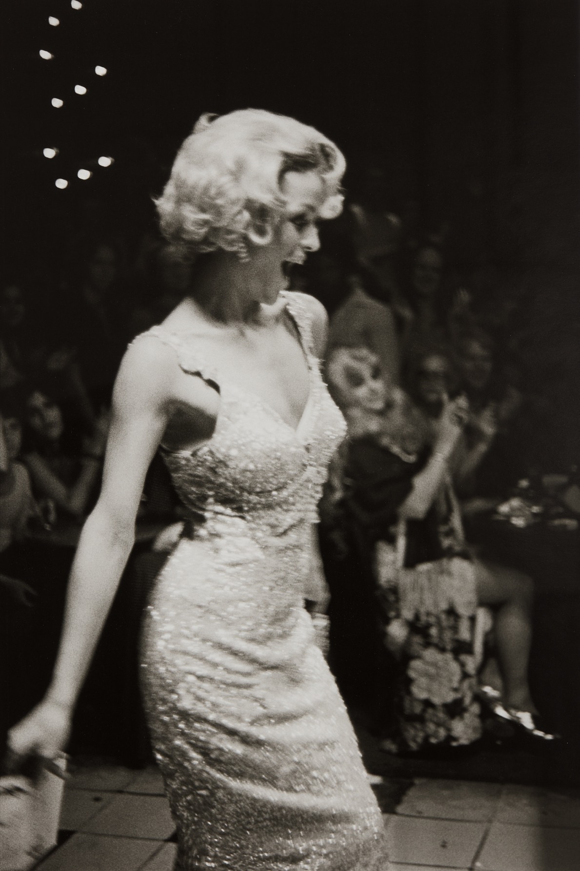 Nan Goldin — Lola modeling at the Other Side, Boston