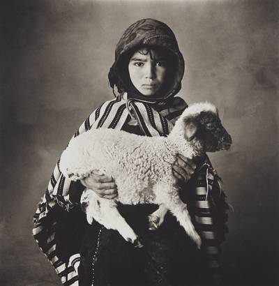 Moroccan Child with Lamb, 1971