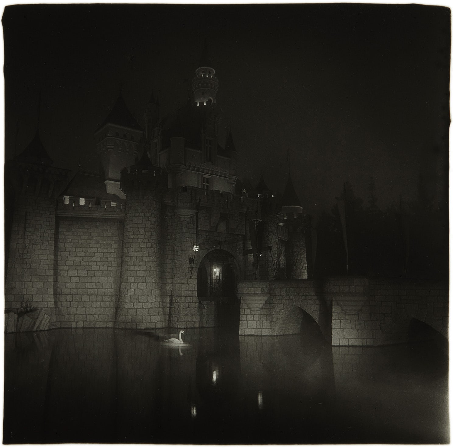 Diane Arbus — A castle in Disneyland, Cal.
