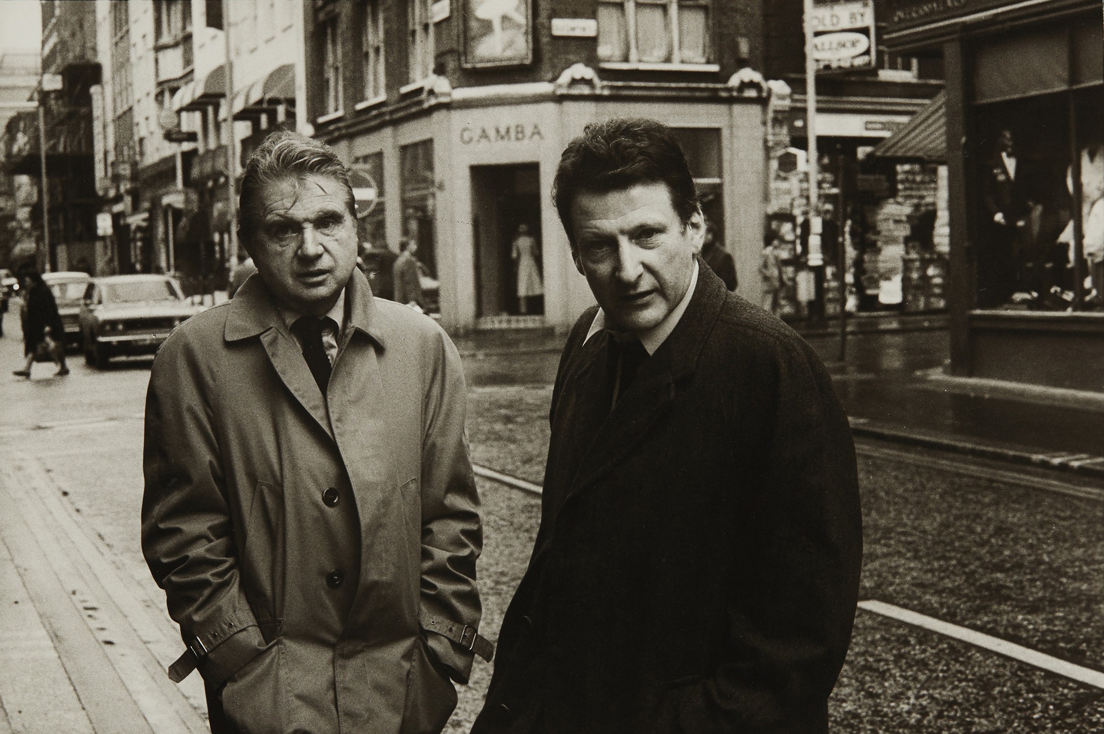 Harry Diamond — Francis Bacon and Lucian Freud in Dean St. Soho