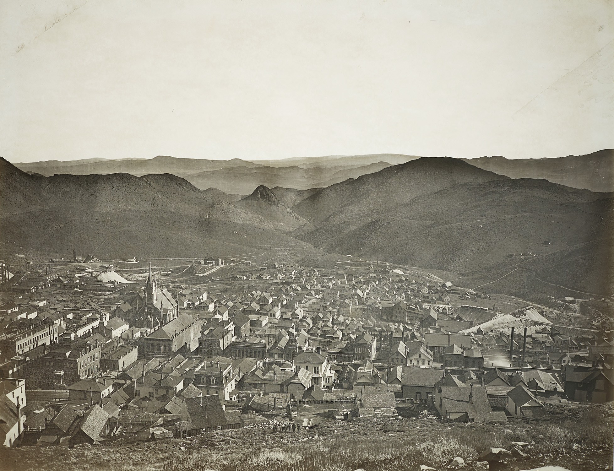 Virginia City From Water Flume
