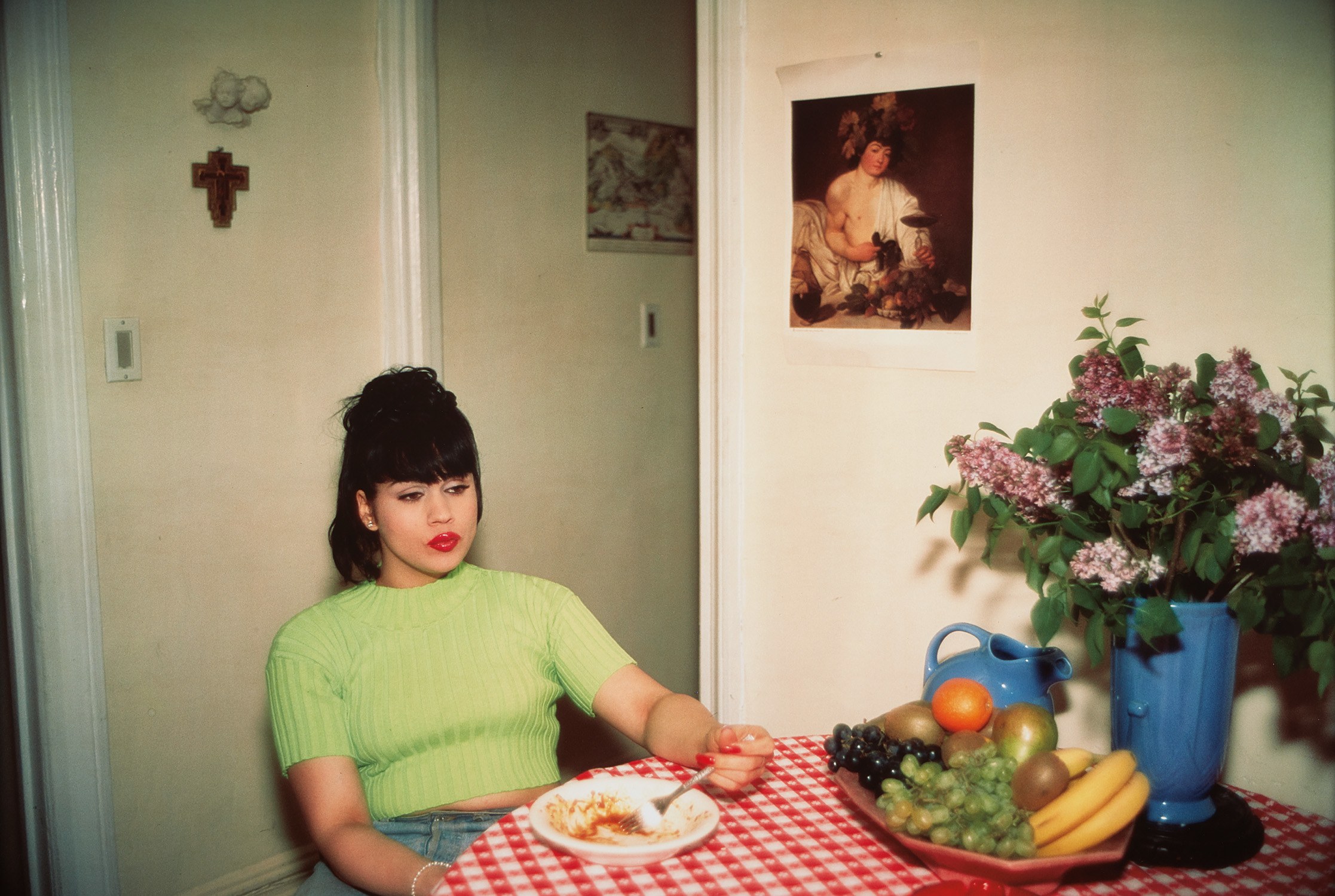 Gina at Bruce's dinner party NYC