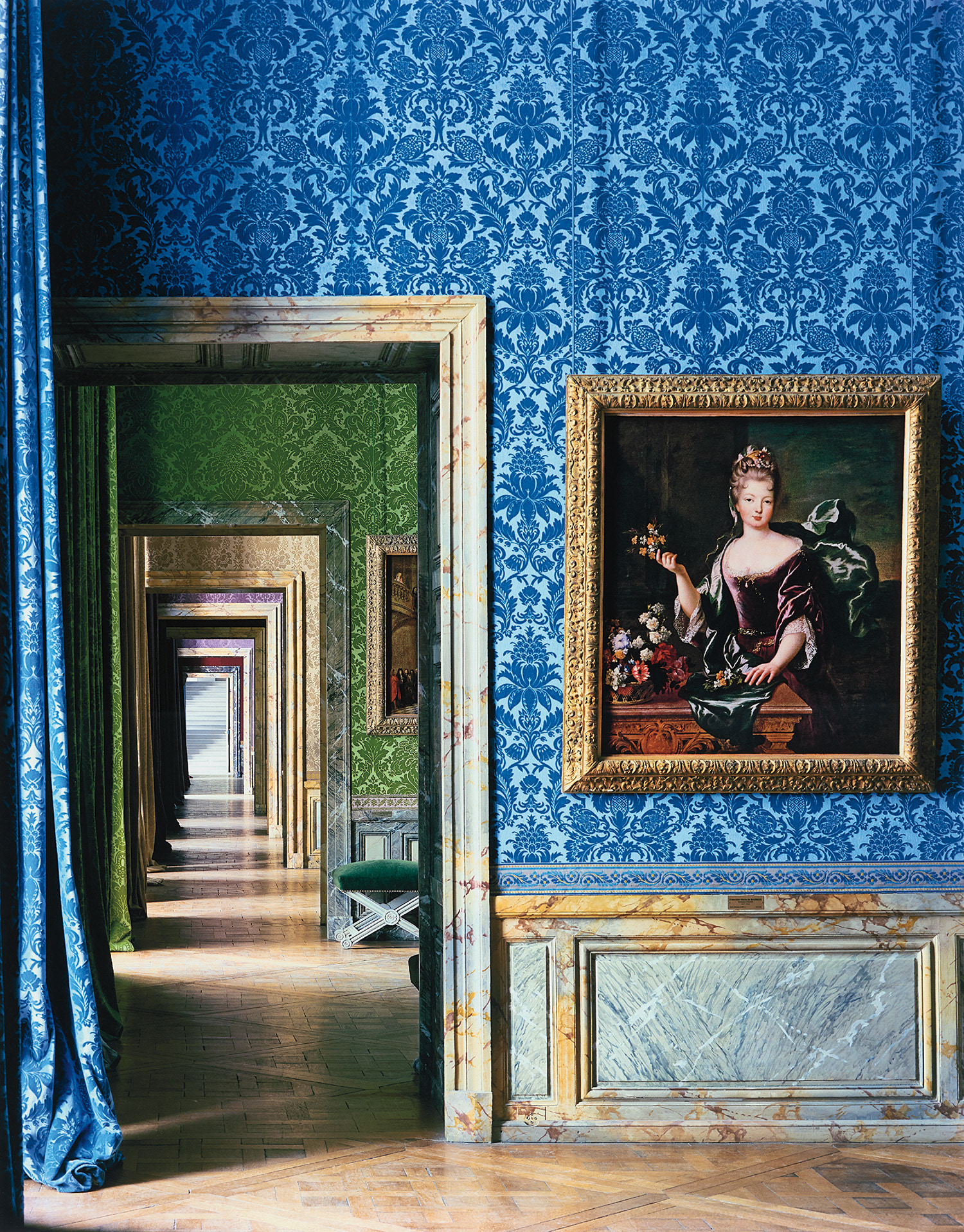 Robert Polidori — Anne Louise Bénédicte de Bourbon, Duchesse du Maine, Attributed to Francois de Troy, Salle Les Princesses Royales (86) and ANR.02.004, Salles du XVII, Aile du Nord, 1er Etage, Versailles