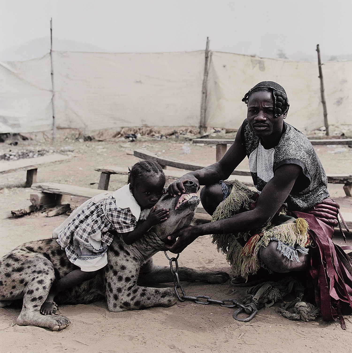 Pieter Hugo — Mummy Ahmadu and Mallam Mantari Lamal with Mainasara, Abuja, Nigeria from The Hyena and Other Men