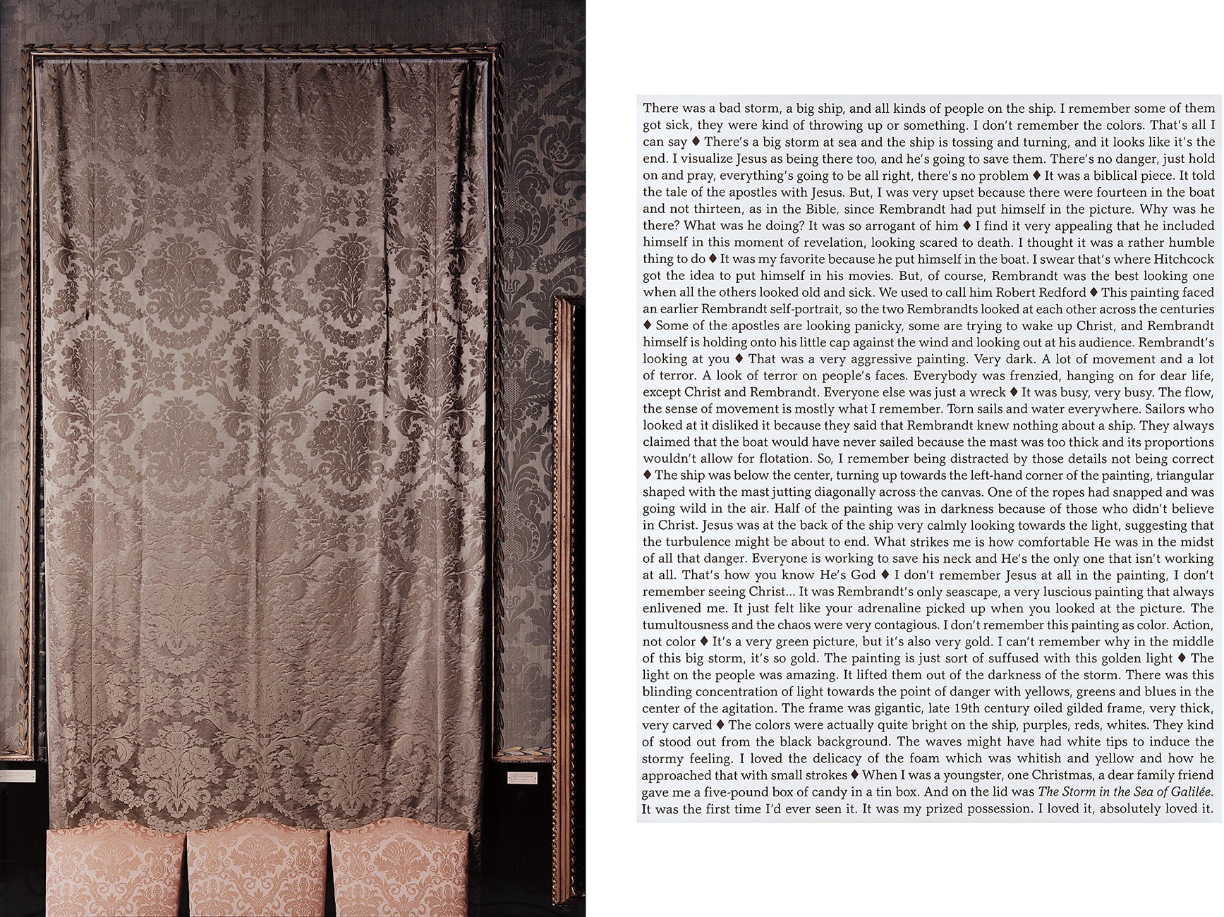 Last Seen... (Rembrandt, The Storm in the Sea of Galilée)