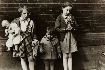 N.Y. (children with doll and flowers)