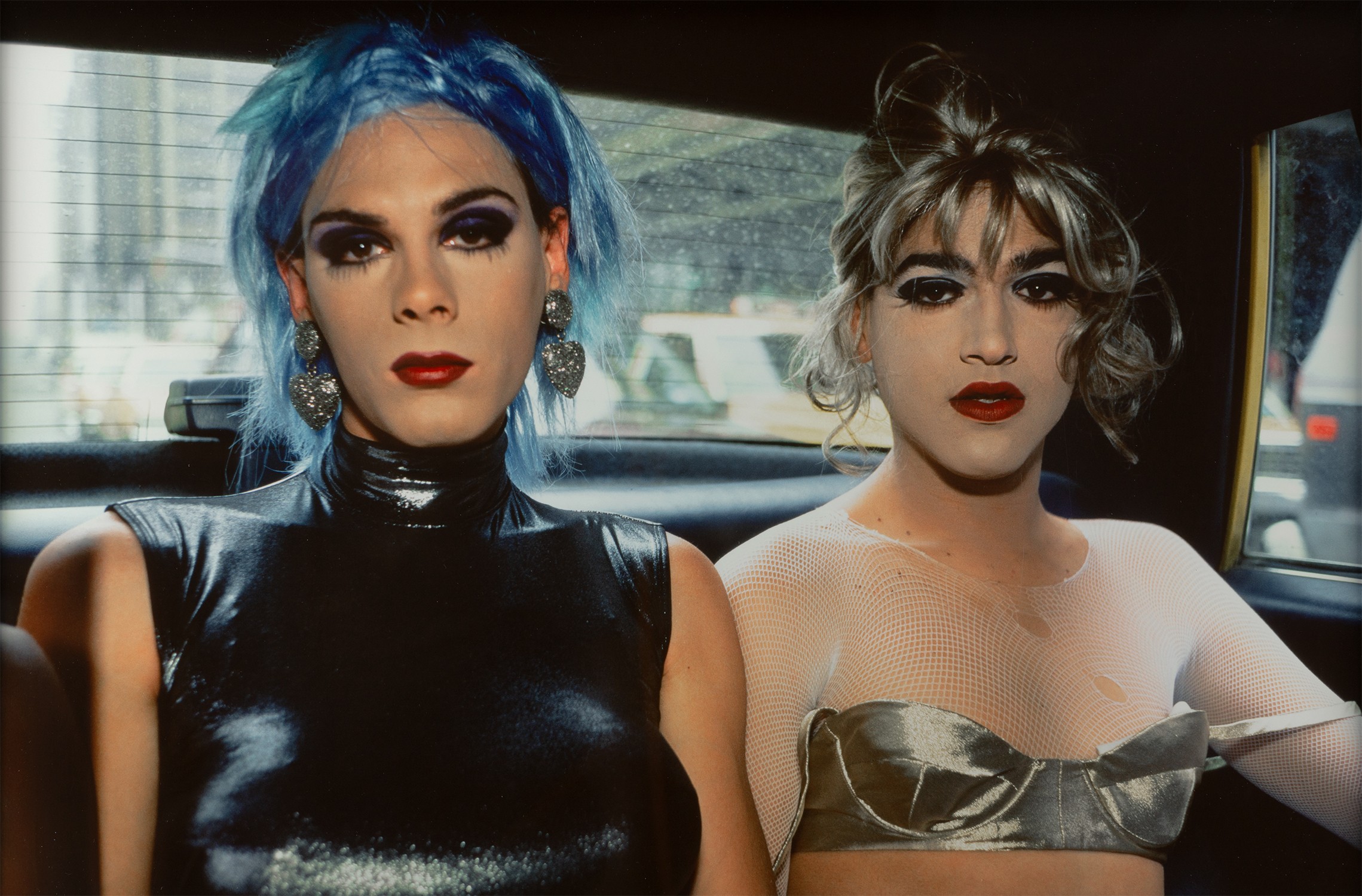 Nan Goldin — Jimmy Paulette and Misty in the taxi, NYC