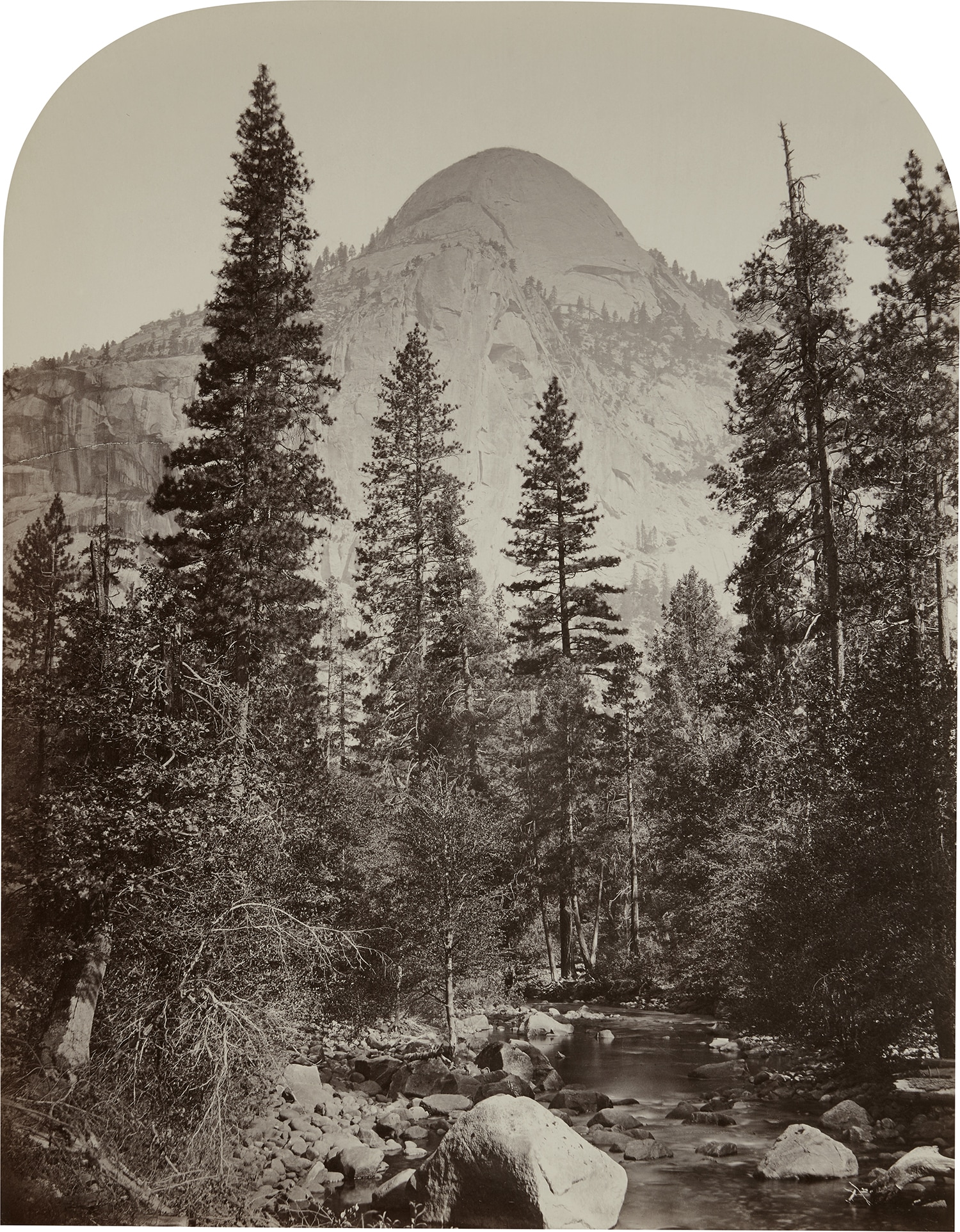 Carleton Watkins — Tocoye, North Dome, 3729 Feet, Yosemite