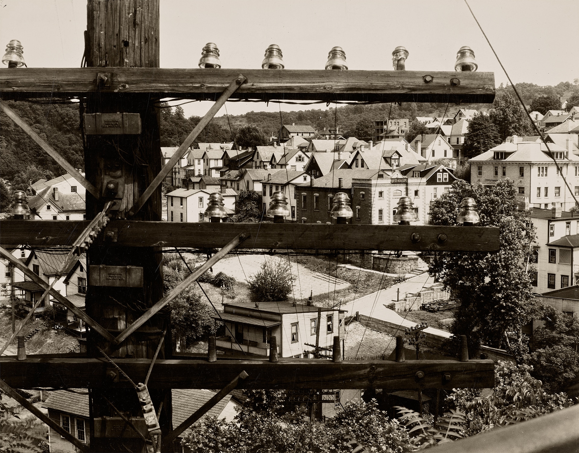 Walker Evans — View of Morgantown, West Virginia