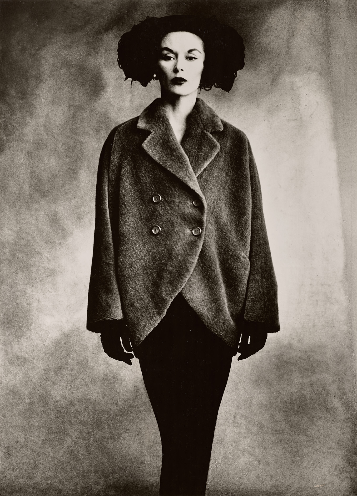 Irving Penn — Woman in Balenciaga Coat (Lisa Fonssagrives-Penn), Paris