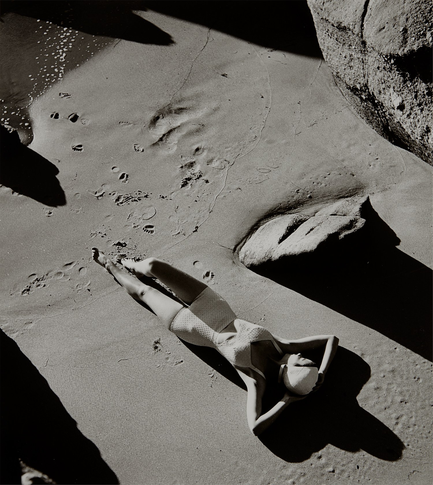 Louise Dahl-Wolfe — Rubber bathing suit, California