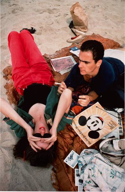 C.Z. and Max on the beach, Truro, MA.