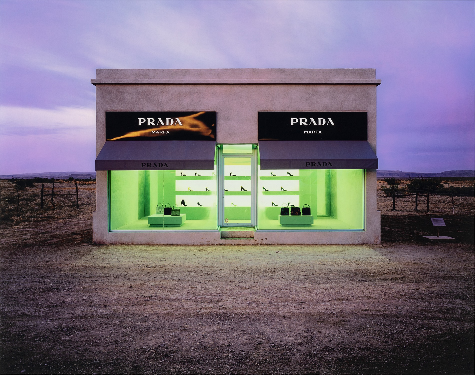 Burk Uzzle — Desert Prada, Marfa Texas