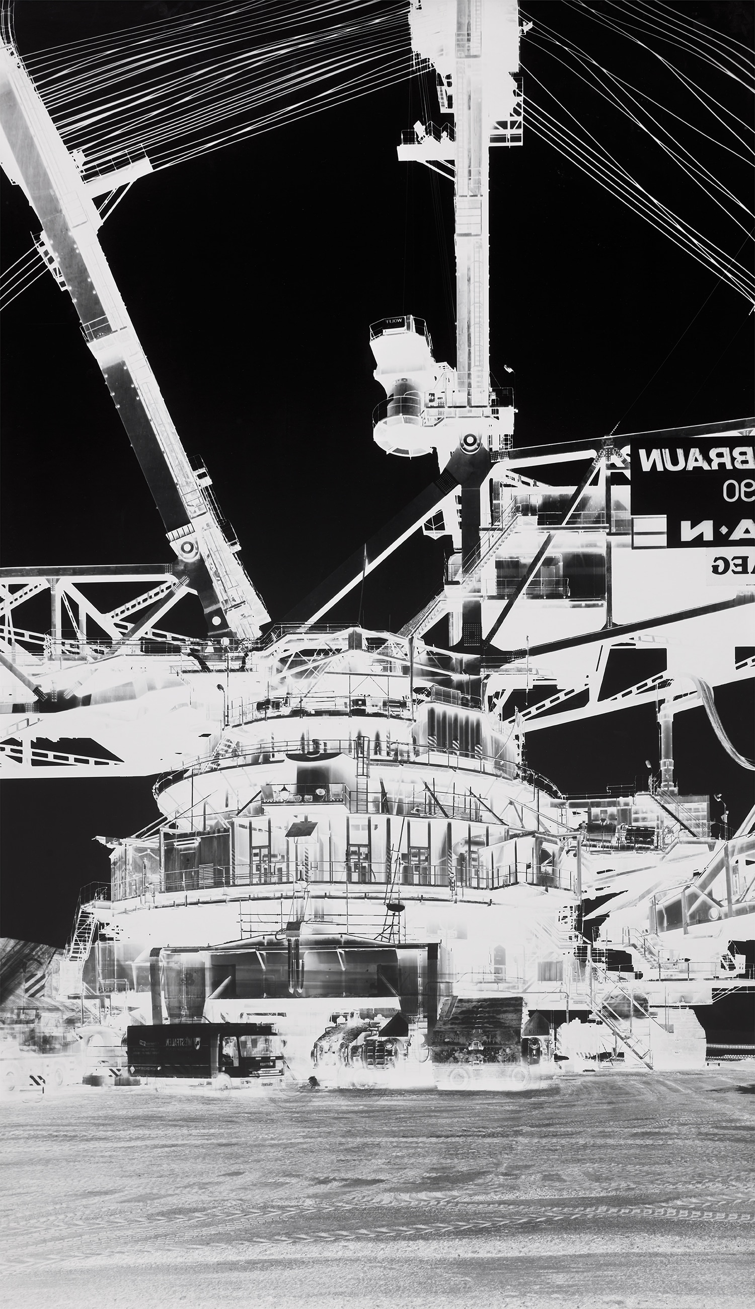 Vera Lutter — Rheinbraun X, August 30