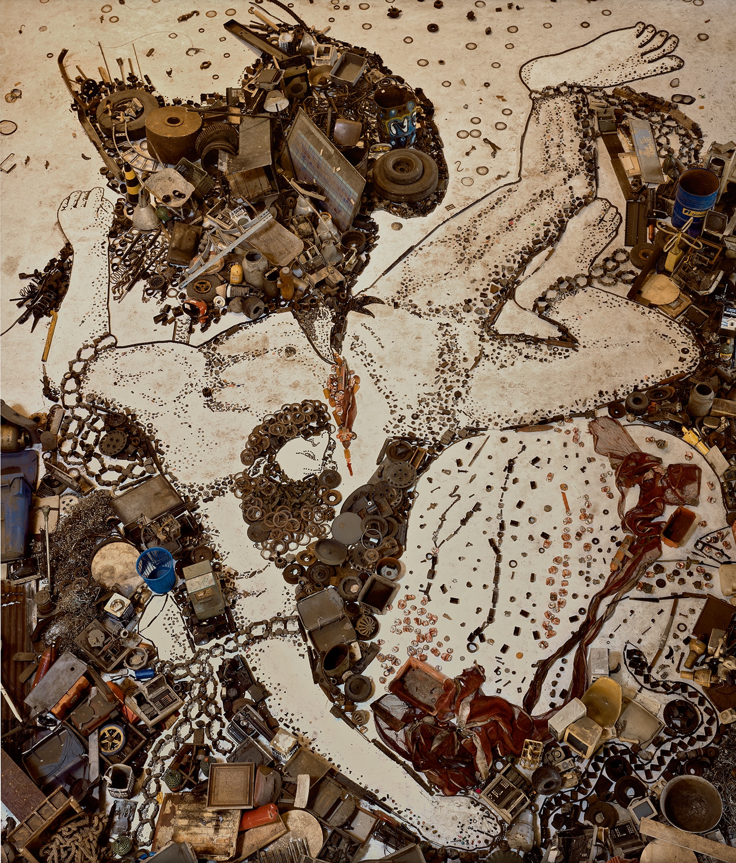 Vik Muniz — Prometheo, after Titian from Pictures of Junk