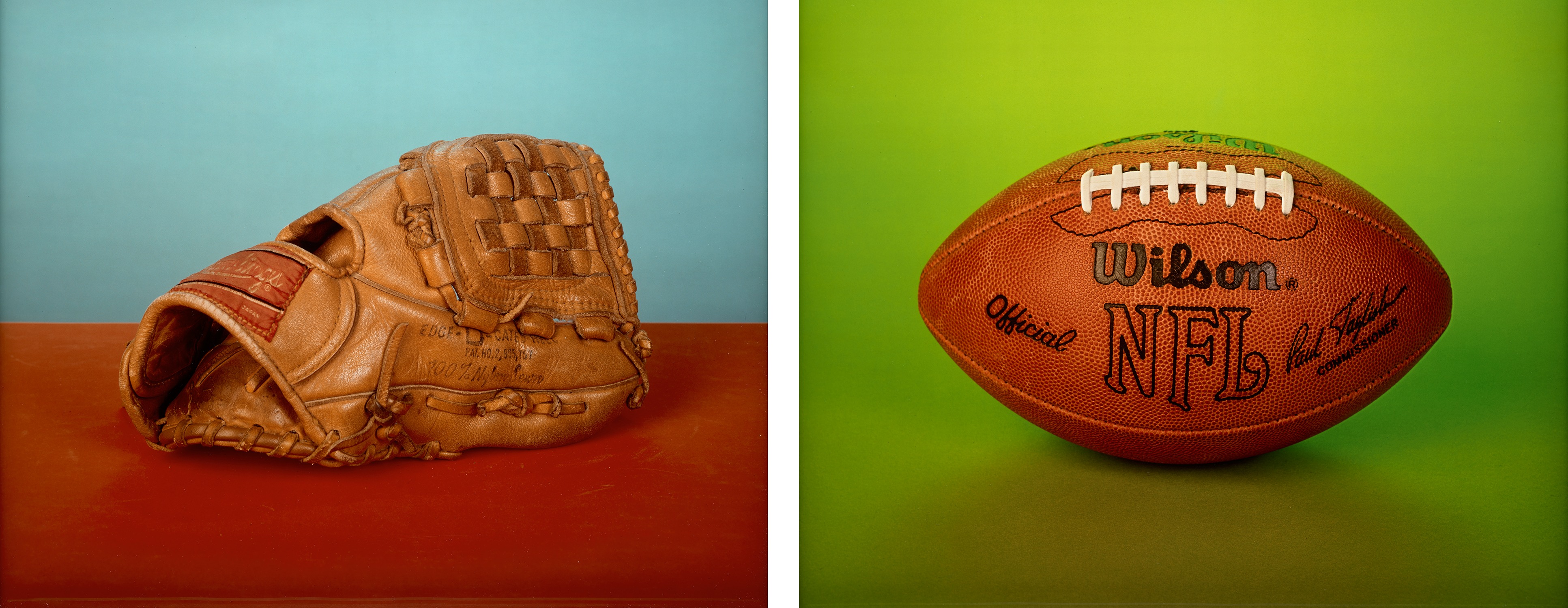 Neil Winokur — Baseball Glove, 1990; Football 1995