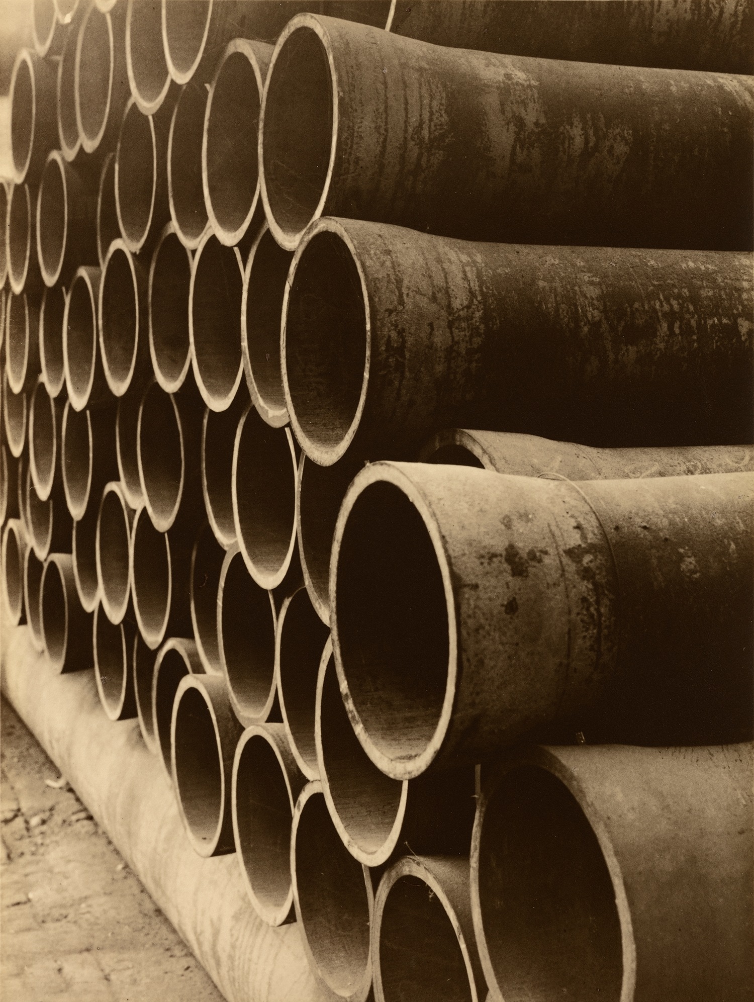 Albert Renger-Patzsch — Flanged Cement Pipes