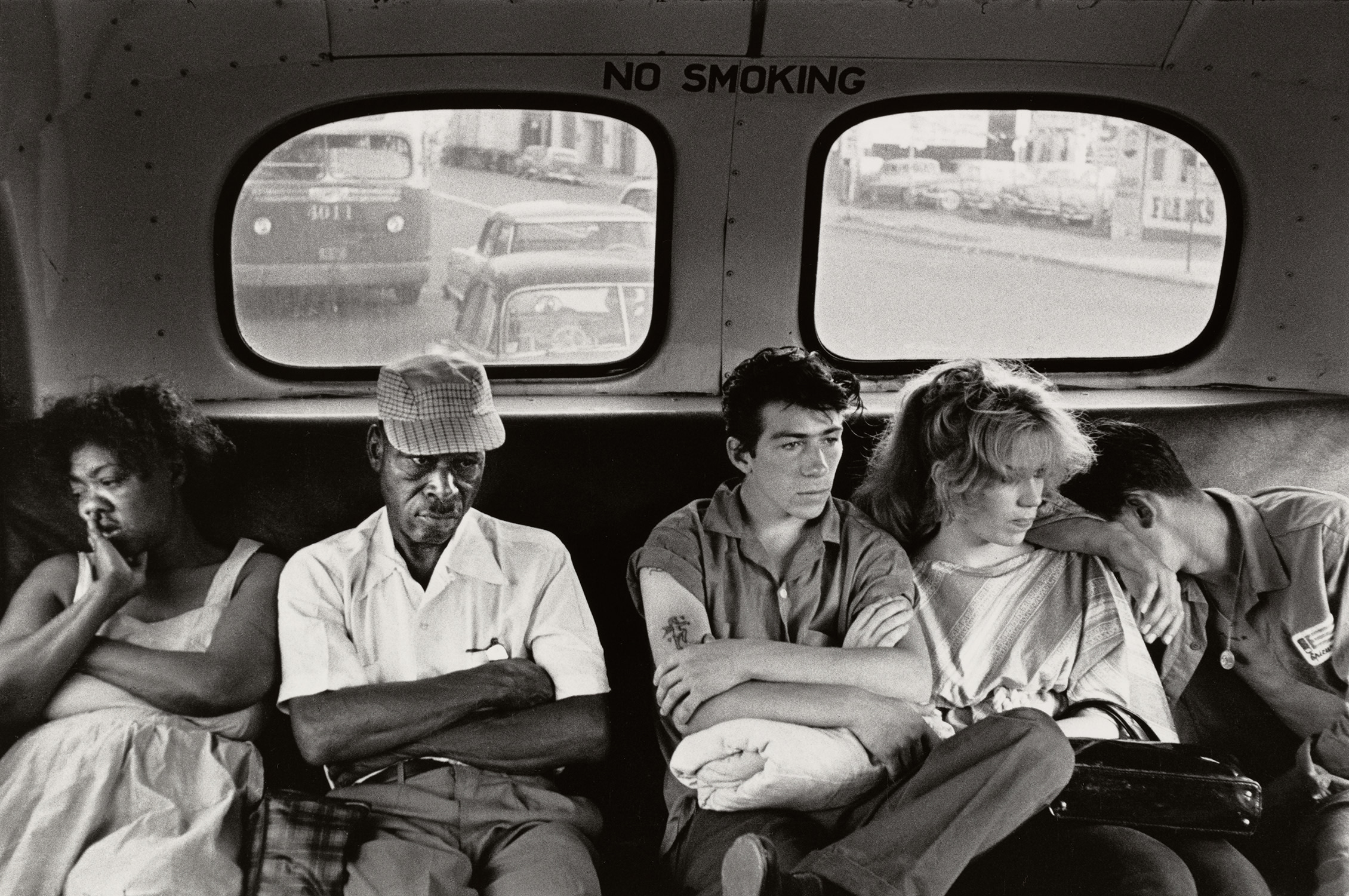 Bruce Davidson — Bus from Brooklyn Gang