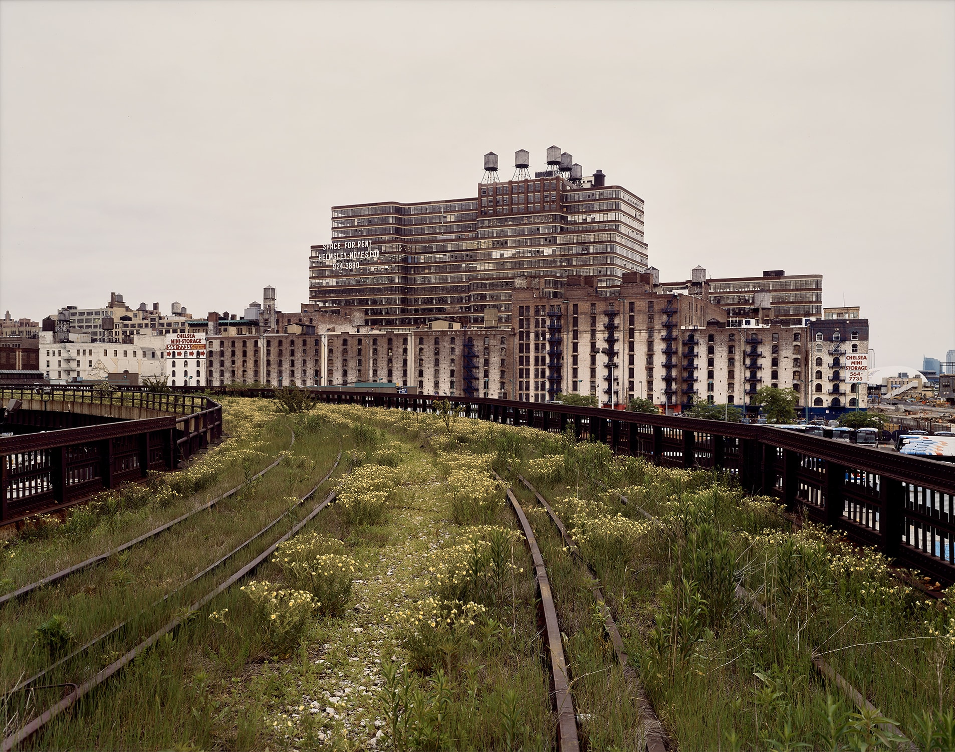 Joel Sternfeld — Looking South on a May Evening (the Starrett-Lehigh Building)