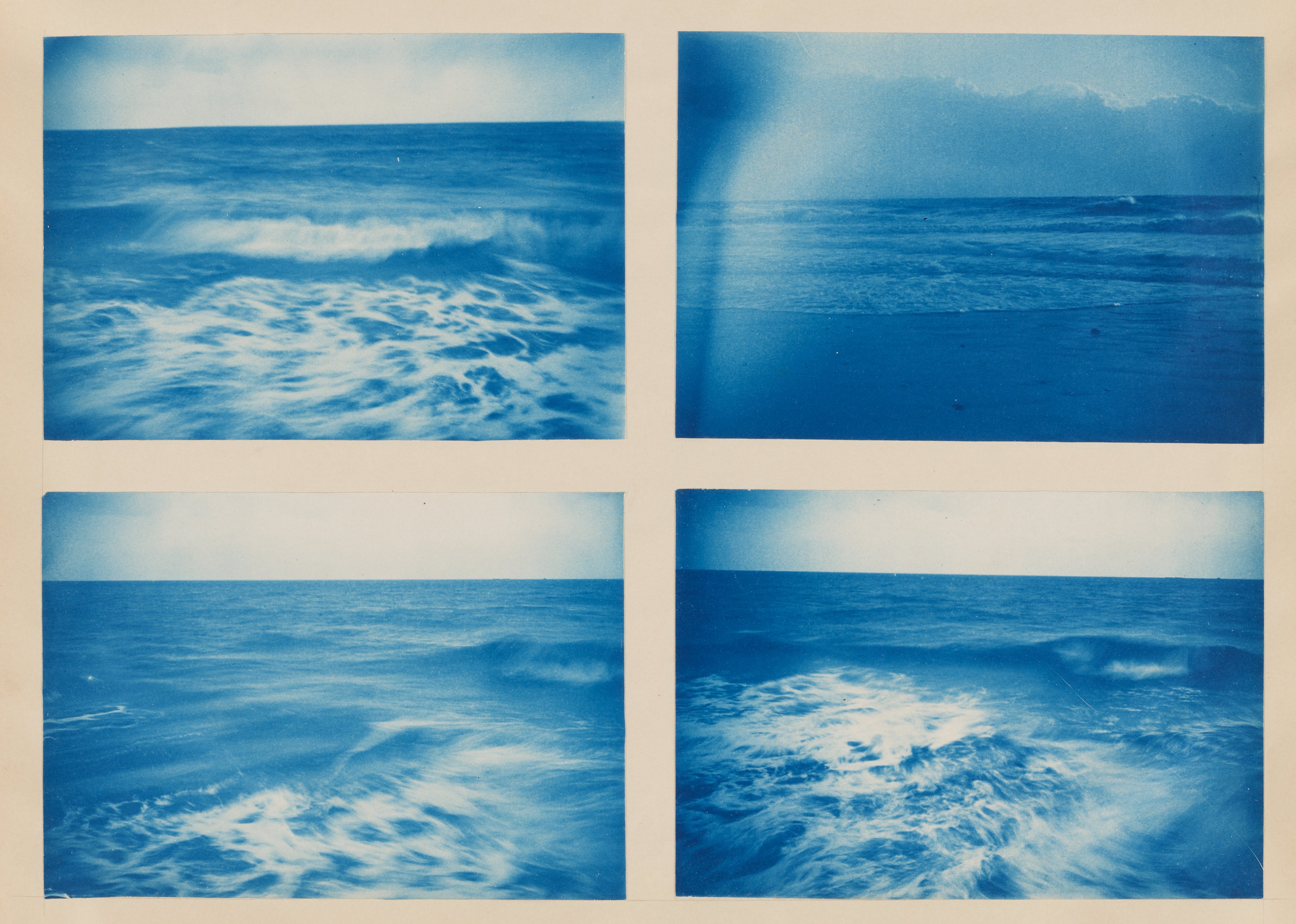 Anonymous — Selected Cyanotype Seascapes